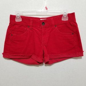 Mossimo Supply Co. shorts 1 corduroy rolled cuff cords low rise waist hem fray